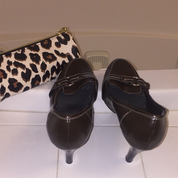 Cato Slip-On Heels - Brown - NWOT - Picture 4 of 4